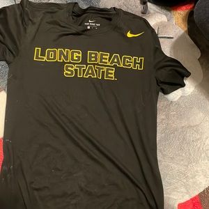 Long Beach State college Nike fro-fit cotton tee